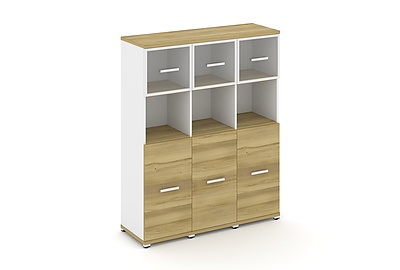 Шкаф для документов Concept CN.STU-435 RPW W - фото товара 1 из 4