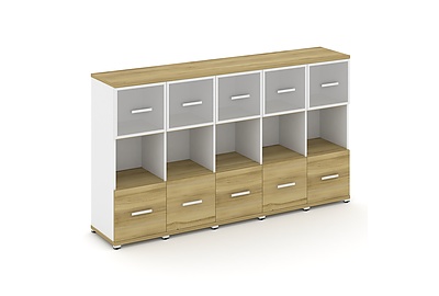 Шкаф для документов Concept CN.STU-355 RMW W - фото товара 1 из 4