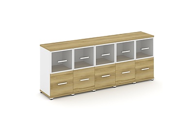 Шкаф для документов Concept CN.STU-252 RPW W - фото товара 1 из 4
