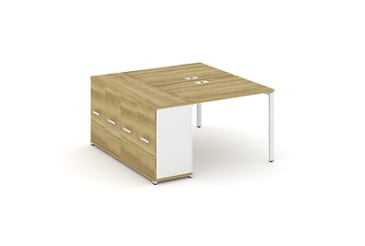 Стол-бенч с опорным распашным шкафом Concept CN.DRS-217 W - фото товара 1 из 4