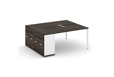 Стол-бенч с опорным распашным шкафом Concept CN.DRS-219 W - фото товара 1 из 4