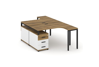 Стол-бенч с двойной опорной тумбой Concept CN.DSA-301 B - фото товара 1 из 5