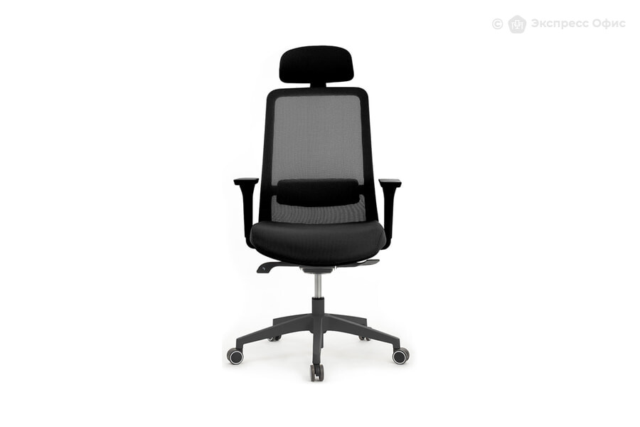  Кресло офисное RV Design Work Ткань черная/Сетка черная box - фото товара 2 из 3