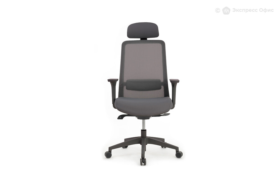  Кресло офисное RV Design Work Ткань серая/Сетка серая box - фото товара 2 из 3
