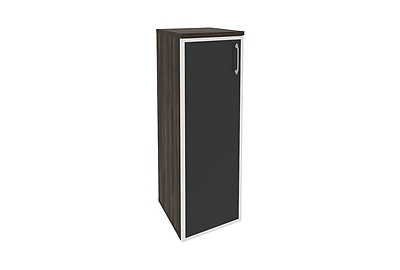 Шкаф для документов средний узкий левый Onix O.SU-2.4 R (L) black - фото товара 1 из 2