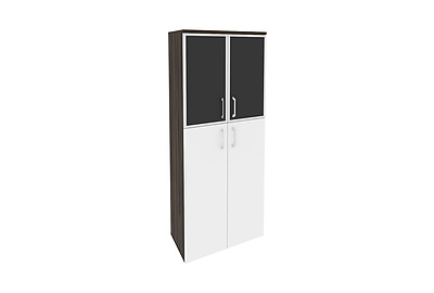 Шкаф для документов высокий широкий Onix O.ST-1.7 R black - фото товара 1 из 3