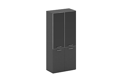 Шкаф для документов широкий высокий Cross CRU.ST-101 black - фото товара 1 из 3
