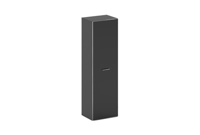Шкаф для одежды узкий универсальный Cross CR.GB-102 black - фото товара 1 из 3