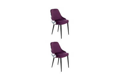Комплект стульев Бюрократ KF-5_2 (2шт.) KF-5/ZIG/VIOLET_2 - фото товара 1 из 7