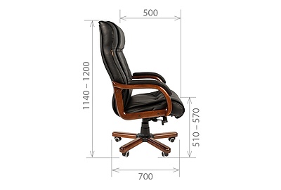 Кресло для руководителя Chairman 653 - фото товара 5 из 6