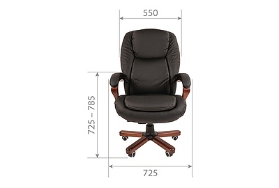 Кресло для руководителя Chairman 408 - фото товара 4 из 6