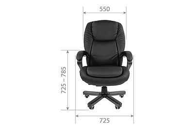 Кресло для руководителя Chairman 408 - фото товара 4 из 5
