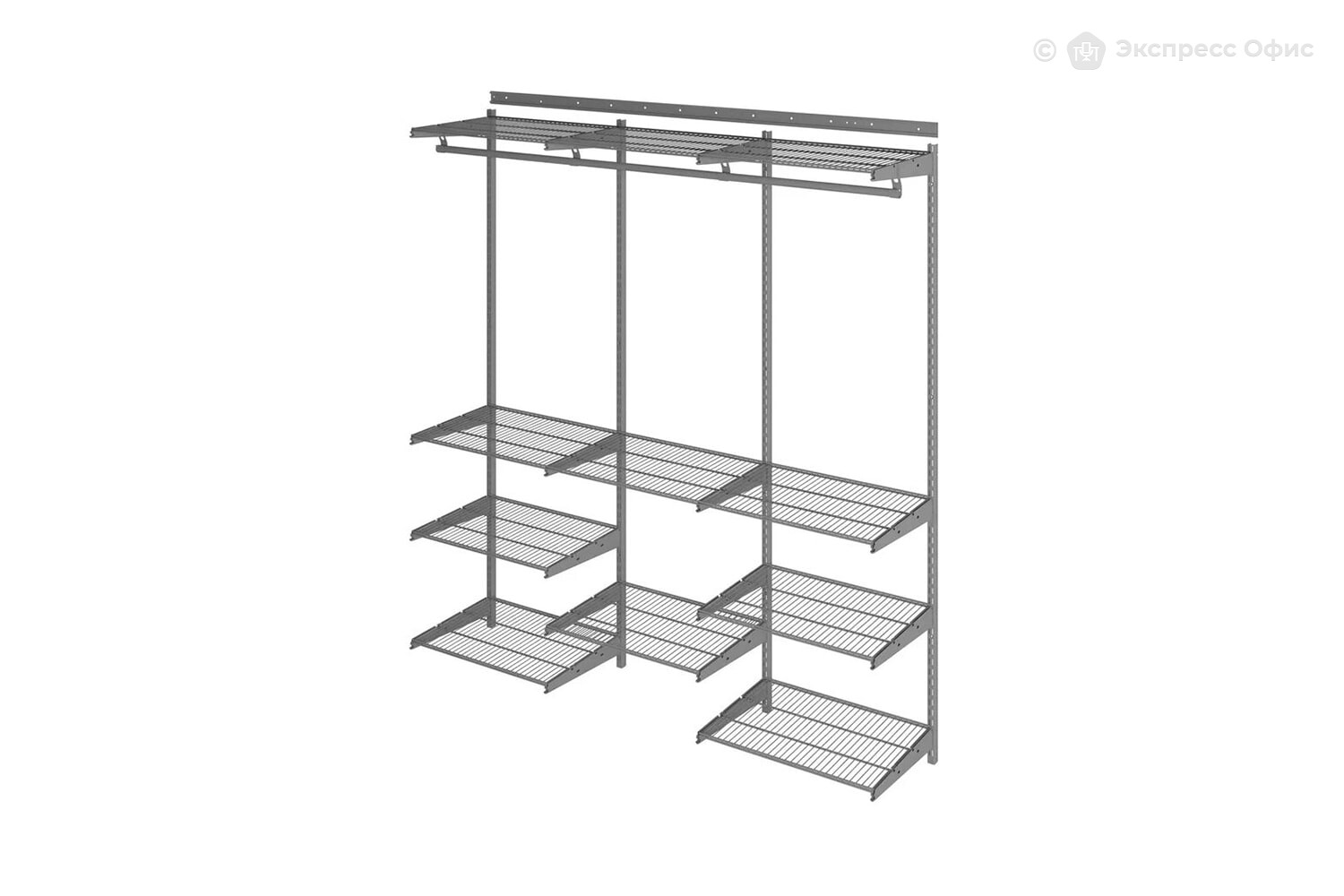 Стеллаж Практик Home S70299918015 Металл графит в Москве за 16 264