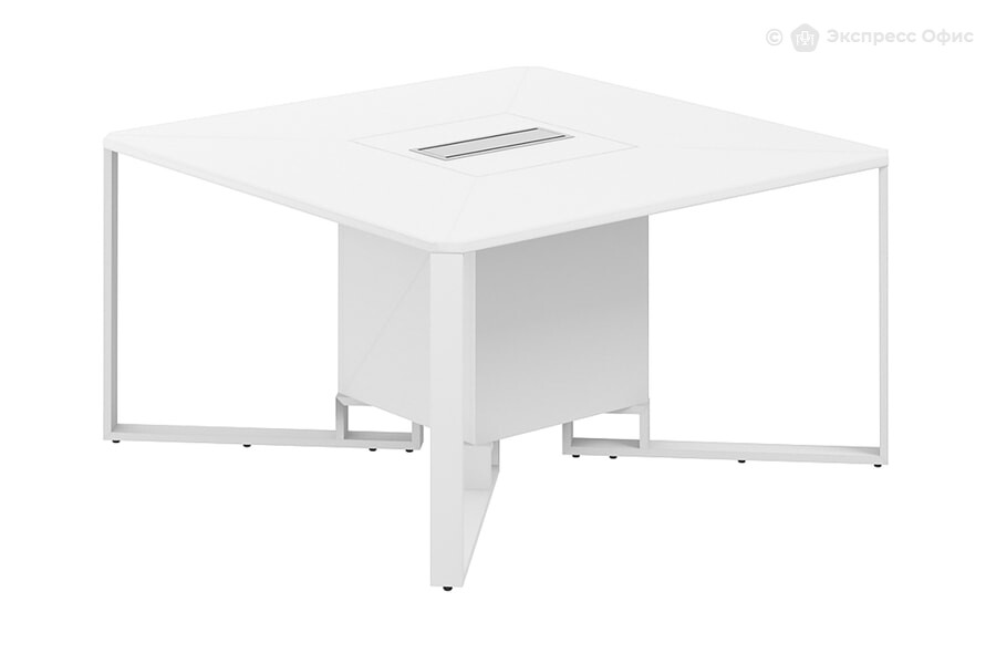  Стол для переговоров Spider SP.0101.WH.WH.WH Белый/Металл белый - фото товара 1 из 3