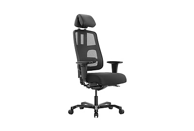 Кресло офисное Falto Dispatcher Air 2202-2H-M2465-KRPURE-BK - фото товара 1 из 9