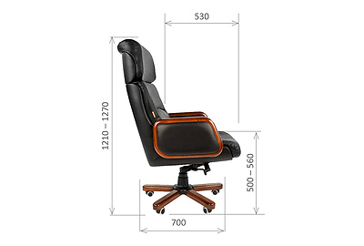 Кресло для руководителя Chairman 417 - фото товара 5 из 6