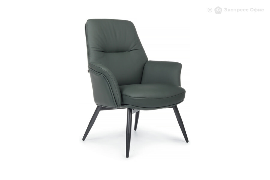  Стул офисный RV Design Batisto-ST C2018 Кожа зеленая (3A 4019) - фото товара 1 из 3