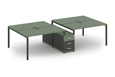 Стол-бенч на 4 места Concept CN.DRS-311 W - фото товара 1 из 3