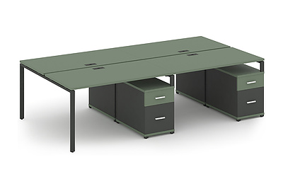 Стол-бенч на 4 места Concept CN.DRS-323 W - фото товара 1 из 3
