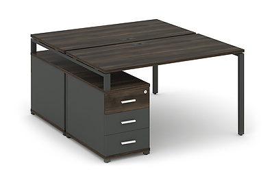 Стол-бенч на 2 места Concept CN.DRS-303 W - фото товара 1 из 4