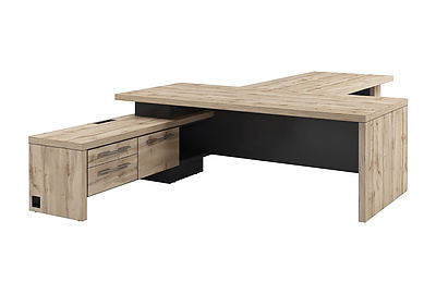 Стол для руководителя с блоком розеток Torston Т-922Л.1000 - фото товара 1 из 3