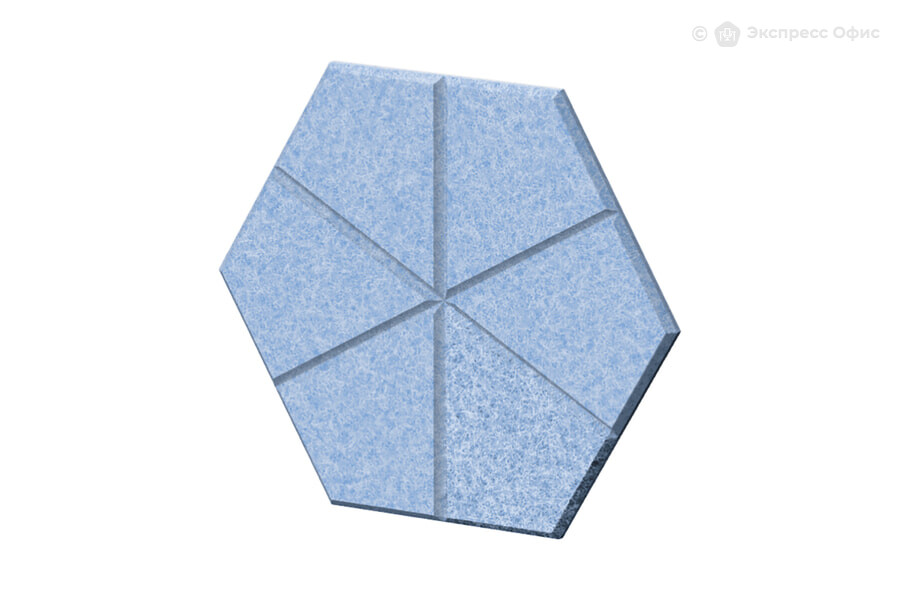  Акустическая панель шестигранная Forest Office D202.3530.R.11 ECO Felt Незабудка - фото товара 1 из 1