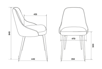 Стул обеденный Бюрократ KF-5/LT21 - фото товара 5 из 6