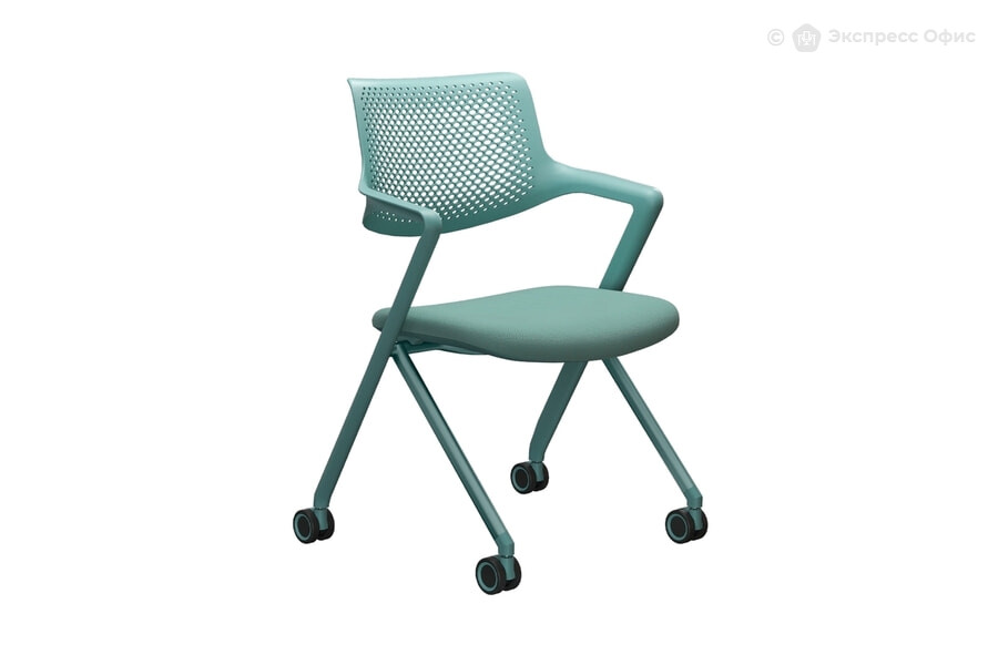  Стул офисный RV Design Dream-F D2202-2 Ткань зеленая (HY-60000PG)/Пластик зеленый - фото товара 1 из 2