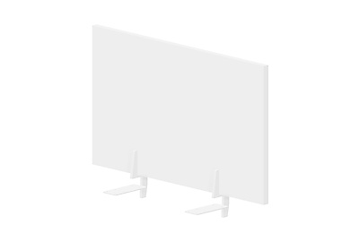 Экран настольный торцевой финальный Polo UMSLF068BLBL - фото товара 1 из 2