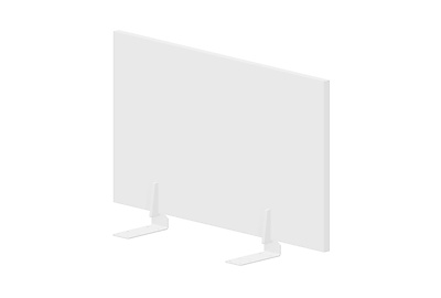 Экран настольный торцевой промежуточный Arena UMSLI068BLBL - фото товара 1 из 2