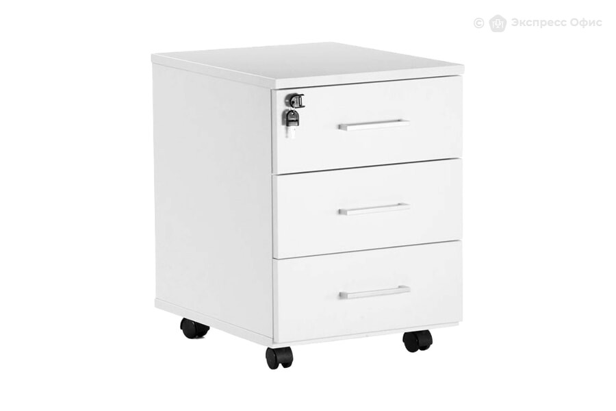  Тумба для документов мобильная Basic Tour Light 80T004 W3W3 alum Белый - фото товара 1 из 3