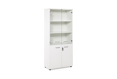 Шкаф для документов комбинированный Tour Light 80H009 W3 alum - фото товара 1 из 6