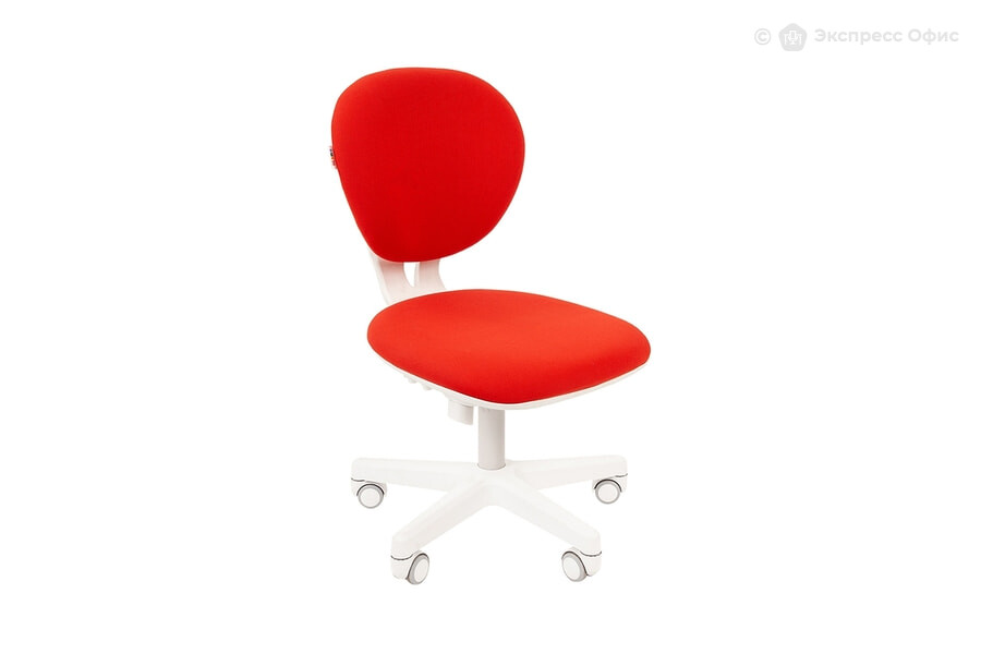  Кресло компьютерное детское Chairman Kids 108 Ткань красная - фото товара 1 из 3