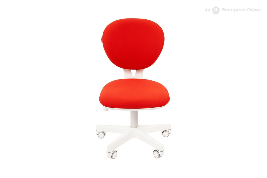  Кресло компьютерное детское Chairman Kids 108 Ткань красная - фото товара 2 из 3