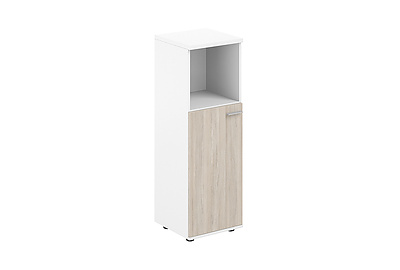 Шкаф для документов средний с нишей левый Sigma SG.844.WH.OL.L - фото товара 1 из 3