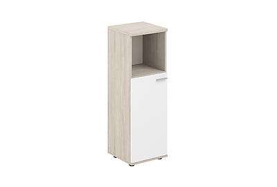 Шкаф для документов средний с нишей левый Sigma SG.844.OL.WH.L - фото товара 1 из 3