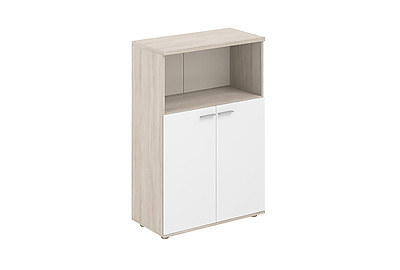 Шкаф для документов средний с нишей Sigma SG.843.OL.WH - фото товара 1 из 3
