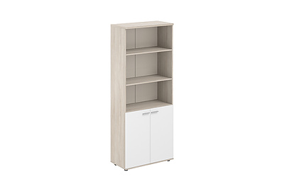 Шкаф для документов высокий полуоткрытый Sigma SG.831.OL.WH - фото товара 1 из 3