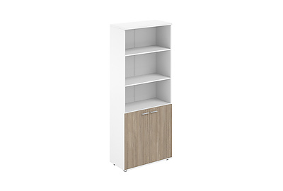 Шкаф для документов высокий полуоткрытый Sigma SG.831.WH.OD - фото товара 1 из 3