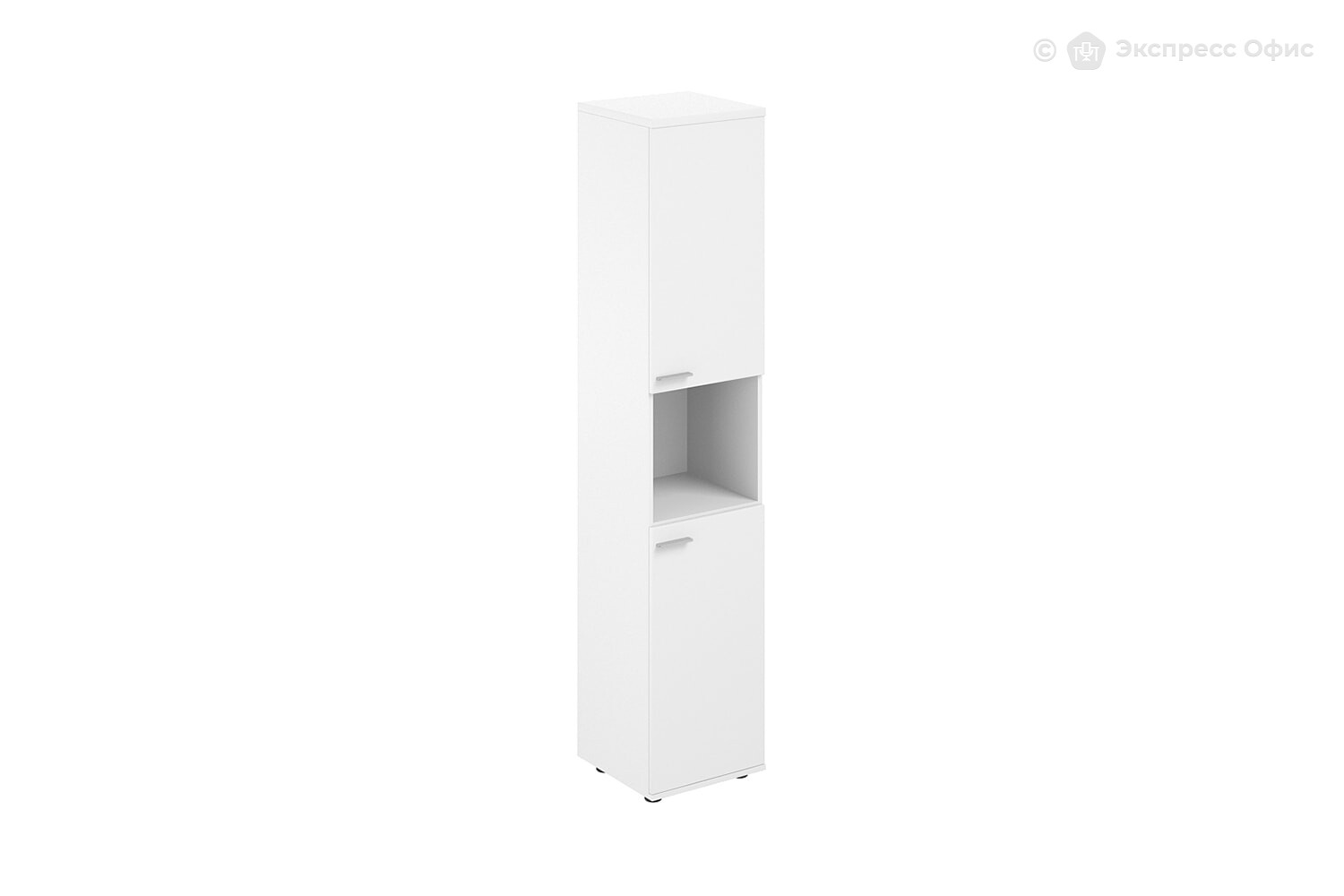 Шкаф для документов высокий с нишей правый Sigma SG.846.WH.WH.WH.R - фото товара 1 из 2