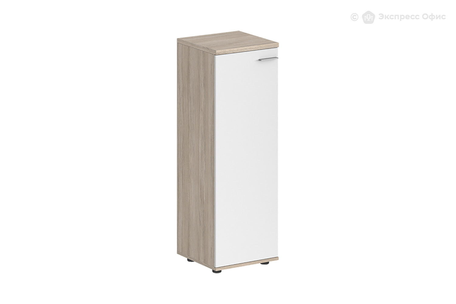 Шкаф для документов средний левый Sigma SG.814.OL.WH.L - фото товара 1 из 3