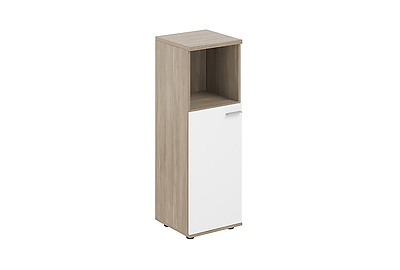 Шкаф для документов средний с нишей левый Sigma SG.864.OD.WH.L - фото товара 1 из 3