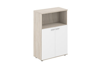 Шкаф для документов средний с нишей Sigma SG.863.OL.WH - фото товара 1 из 3