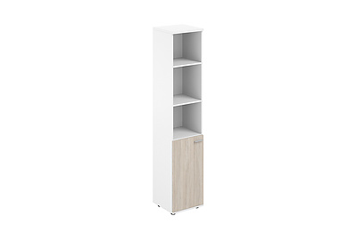 Шкаф для документов высокий полуоткрытый левый Sigma SG.852.WH.OL.L - фото товара 1 из 3