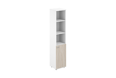 Шкаф для документов высокий полуоткрытый правый Sigma SG.852.WH.OL.R - фото товара 1 из 3