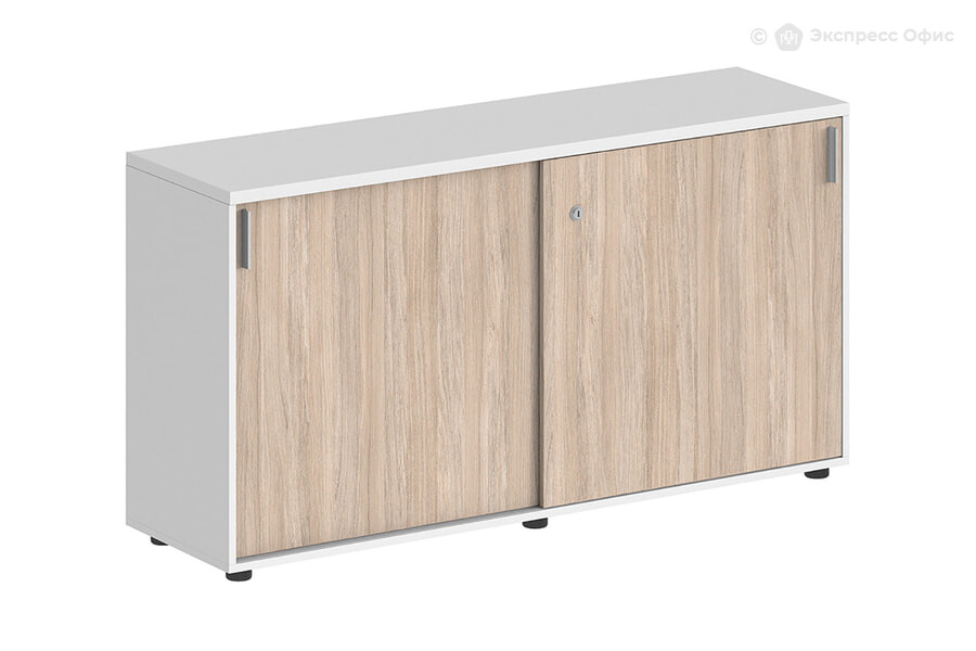  Шкаф-купе низкий Sigma SG.701.WH.OL Белый/Дуб светлый - фото товара 1 из 1