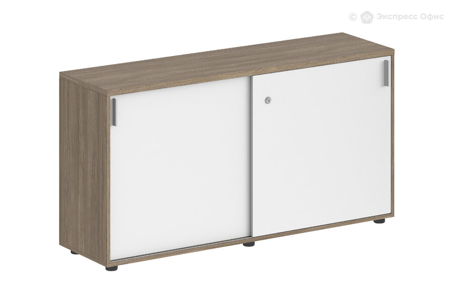  Шкаф-купе низкий Sigma SG.701.OD.WH Дуб темный/Белый - фото товара 1 из 1