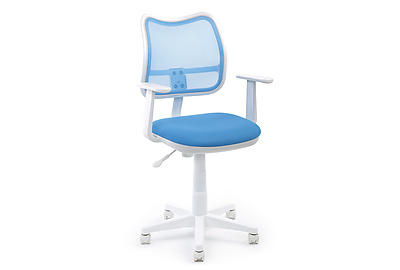Кресло компьютерное детское Бюрократ CH-W797/LB/TW-55 - фото товара 1 из 14