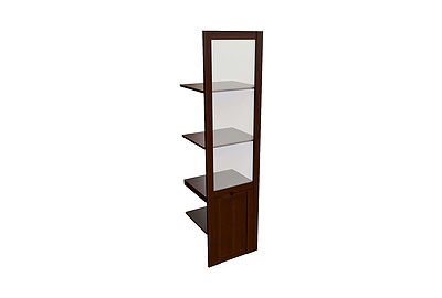 Наполнение одностворчатого шкафа со стеклом Princeton 22553 - фото товара 1 из 2