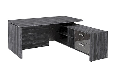 Стол для руководителя с опорной тумбой Festus FI-117R.GG - фото товара 1 из 4